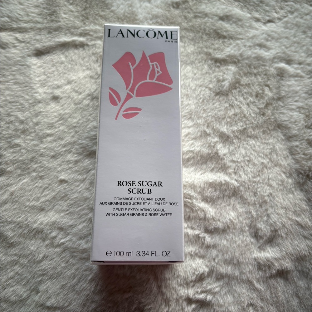 Lancôme Rose Sugar Scrub full size NWT